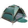 Double Deck Waterproof Pop Up Tent for Hiking Portable Automatic Tent for Camping 4 Person