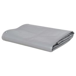 Tarpaulin 650 g/mÂ² 13.1"x26.2" Gray