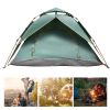 Double Deck Waterproof Pop Up Tent for Hiking Portable Automatic Tent for Camping 4 Person