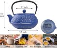 Classic Stylish Japanese -style Cast Iron Teapot With 304 Stainless Steel Infuser For Loose Leaf Tea