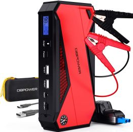 DBPOWER 800A Peak 18000mAh Portable Car Jump Starter (Color: Red)