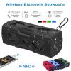 Waterproof three-proof bluetooth speaker Large-capacity mobile power bluetooth speaker ABS mobile power bluetooth speaker