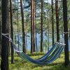 Camping Travel Beach Double Hammock Canvas Hanging Hammock Swing Bed